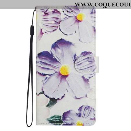 Housse Xiaomi 15T Fleurs Violettes