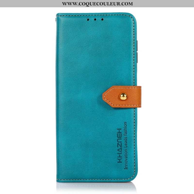 Housse Xiaomi 15T Fermoir Doré KHAZNEH