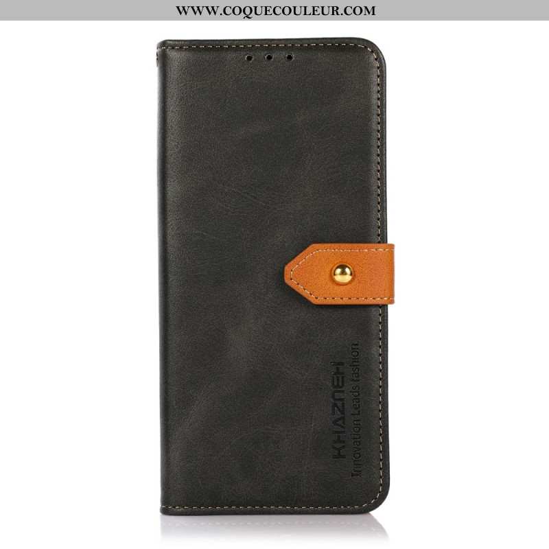 Housse Xiaomi 15T Fermoir Doré KHAZNEH