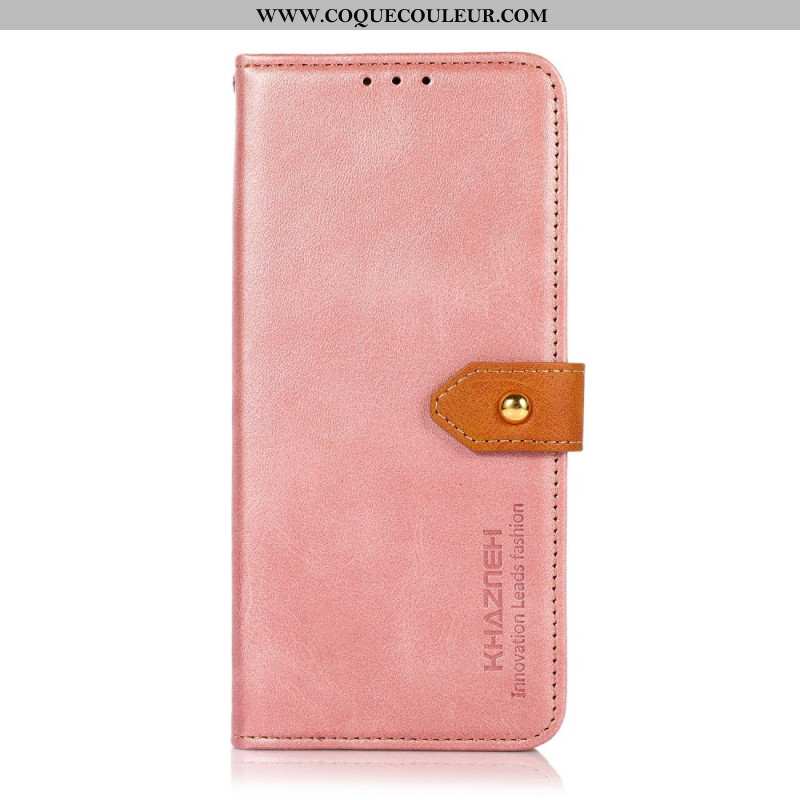 Housse Xiaomi 15T Fermoir Doré KHAZNEH