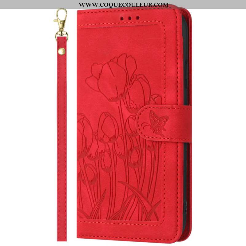 Housse Xiaomi 15T 5 Porte-Cartes Empreinte Florale