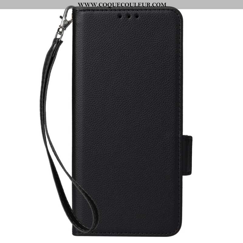 Housse Xiaomi 15T Simili Cuir à Lanière