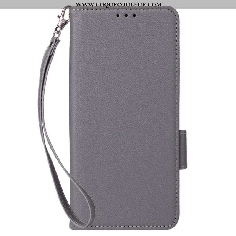 Housse Xiaomi 15T Simili Cuir à Lanière