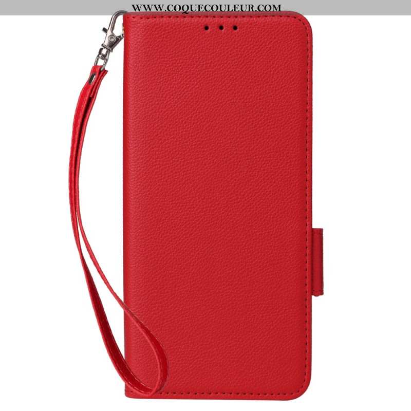 Housse Xiaomi 15T Simili Cuir à Lanière