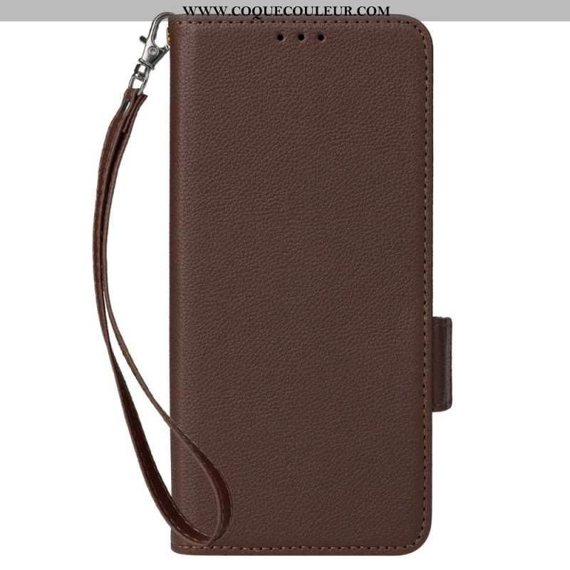Housse Xiaomi 15T Simili Cuir à Lanière