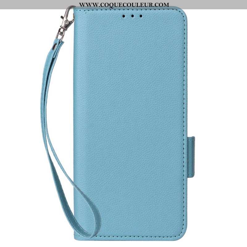 Housse Xiaomi 15T Simili Cuir à Lanière