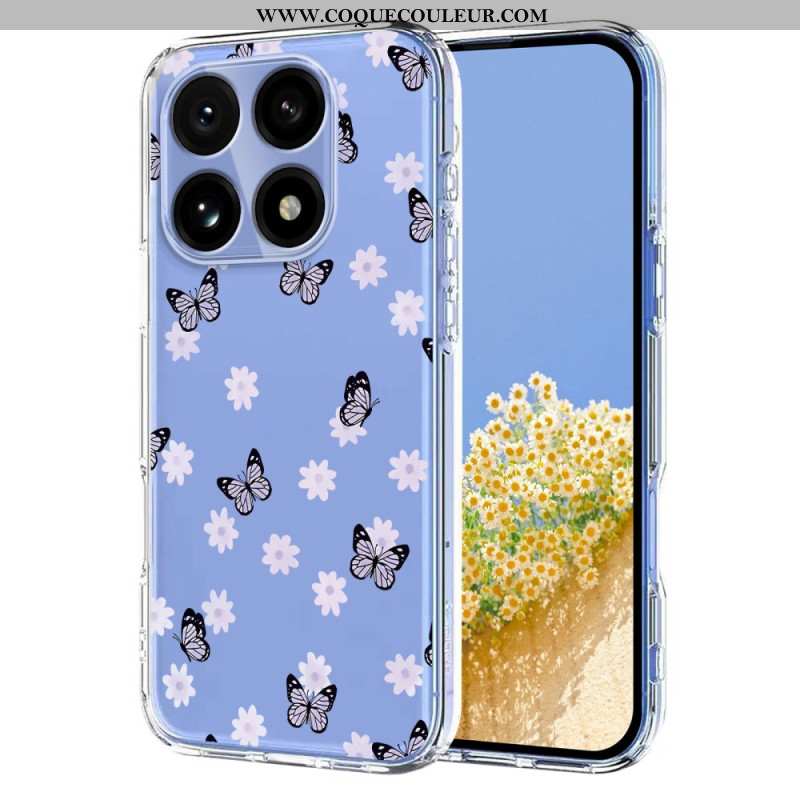 Coque Xiaomi 15T Transparente Florale