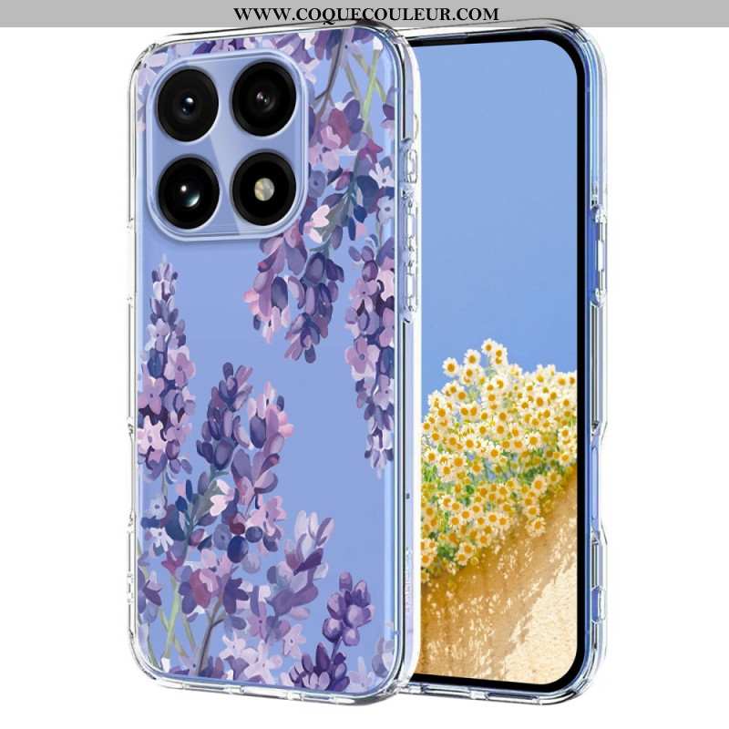 Coque Xiaomi 15T Transparente Florale