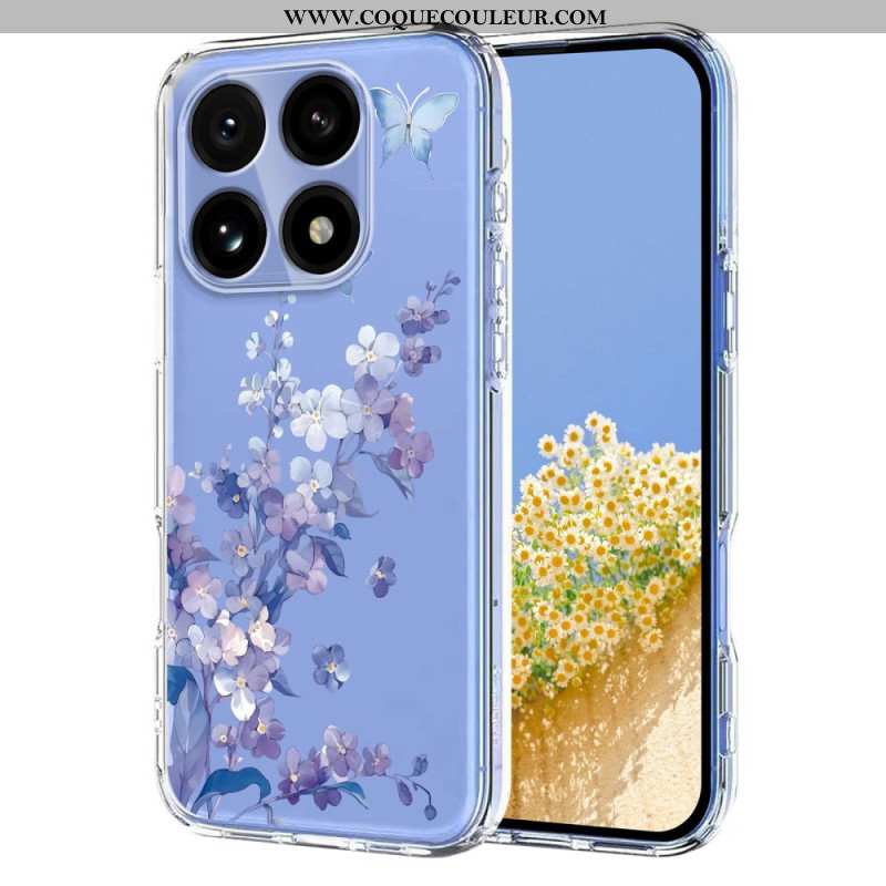 Coque Xiaomi 15T Transparente Florale