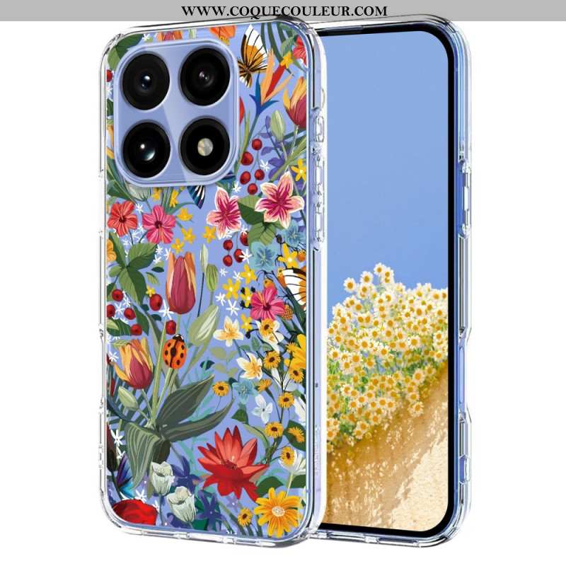 Coque Xiaomi 15T Transparente Florale