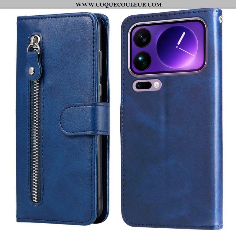 Housse Xiaomi 17 Pro Max Poche Zippée