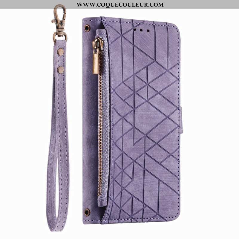 Housse Xiaomi 17 Pro Max Portefeuille Design Géométrie