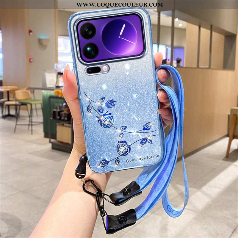 Coque Xiaomi 17 Pro Max Strass et Lanièrea KADEM