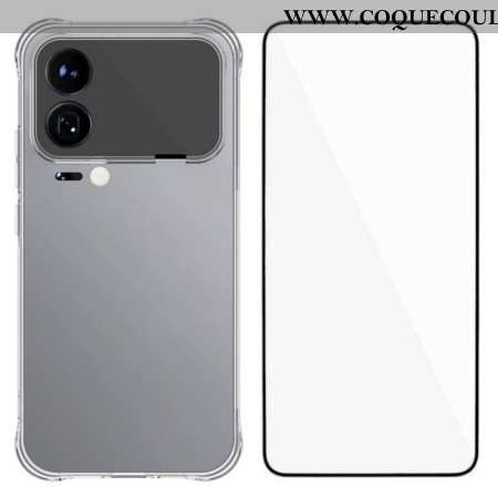 Coque Xiaomi 17 Pro Max Transparente Renforcée avec Protection Écran