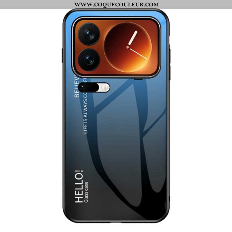 Coque Xiaomi 17 Pro Max Verre Trempé Hello