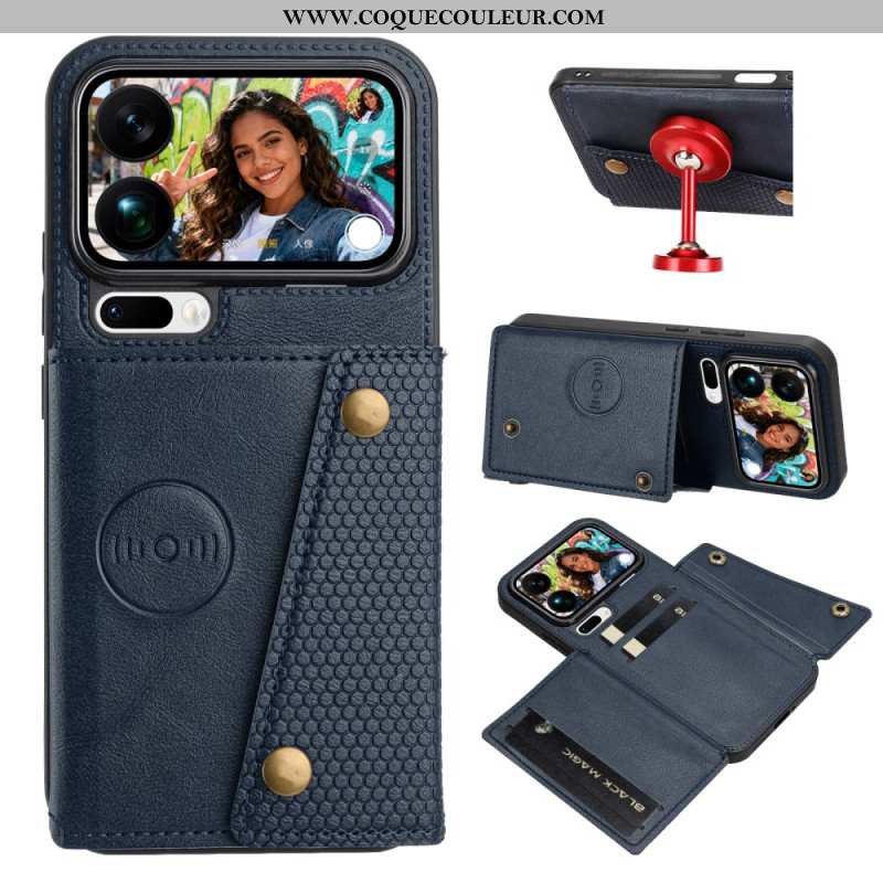 Coque Xiaomi 17 Pro Max Porte-Cartes Effet Cuir