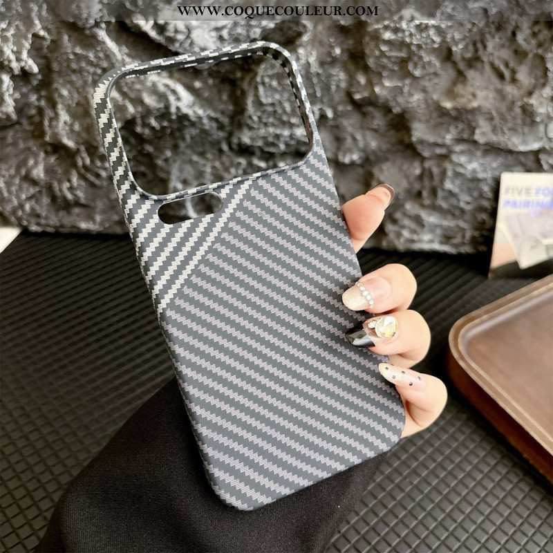 Coque Xiaomi 17 Pro Max Texture Fibre de Carbone Design