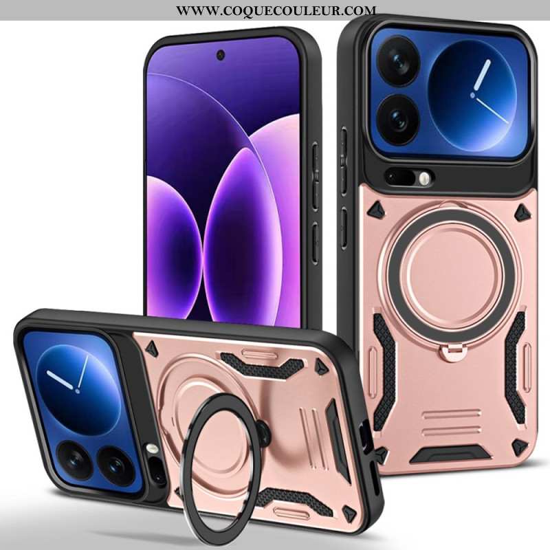 Coque Xiaomi 17 Pro Max Magnétique avec Support Rotatif