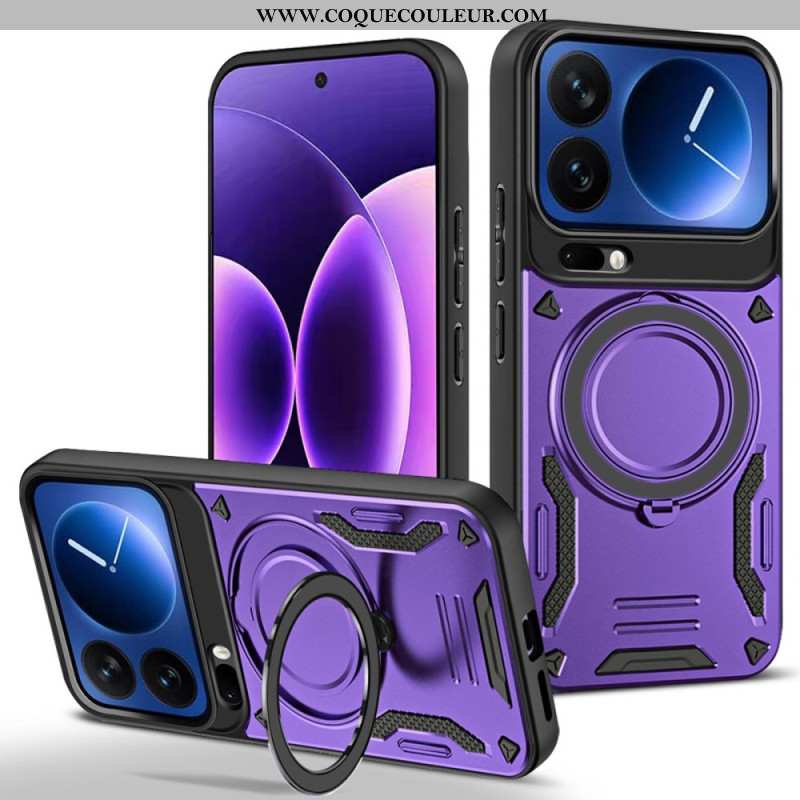 Coque Xiaomi 17 Pro Max Magnétique avec Support Rotatif