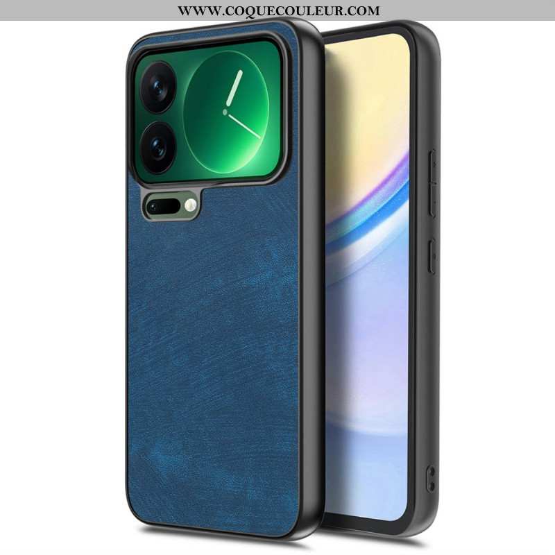 Coque Xiaomi 17 Pro Max Antichoc Fine Effet Cuir