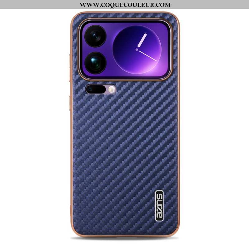 Coque Xiaomi 17 Pro Max Texture Fibre de Carbone AZNS