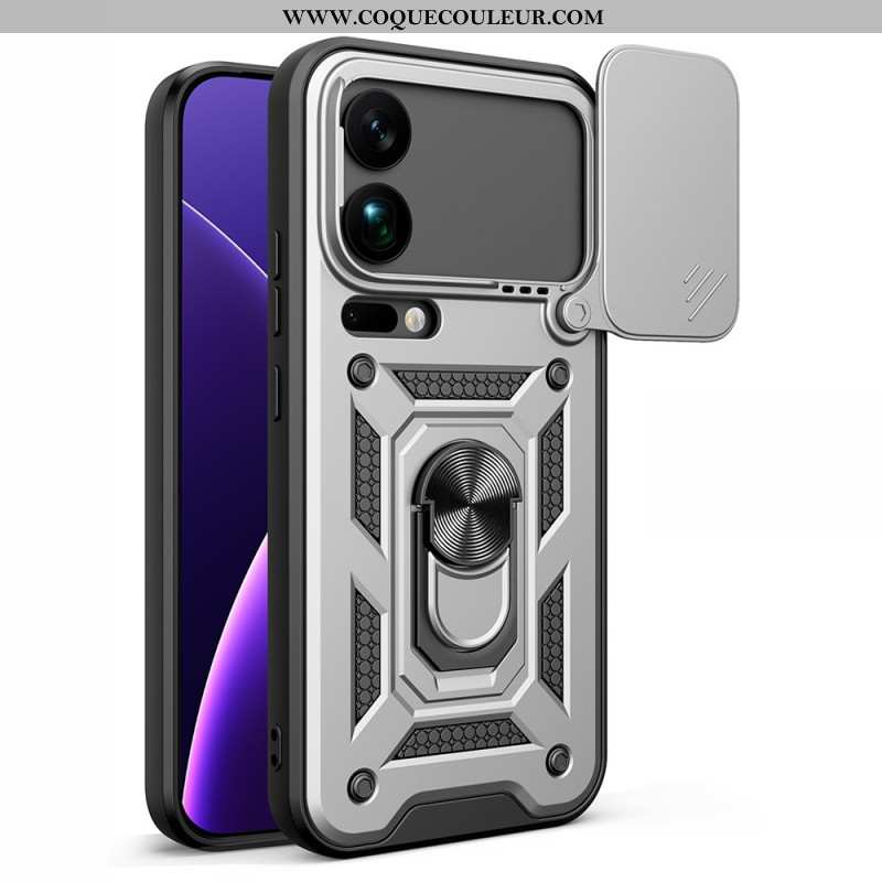 Coque Xiaomi 17 Pro Max Protection Caméra Coulissante et Support