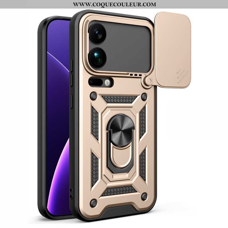 Coque Xiaomi 17 Pro Max Protection Caméra Coulissante et Support