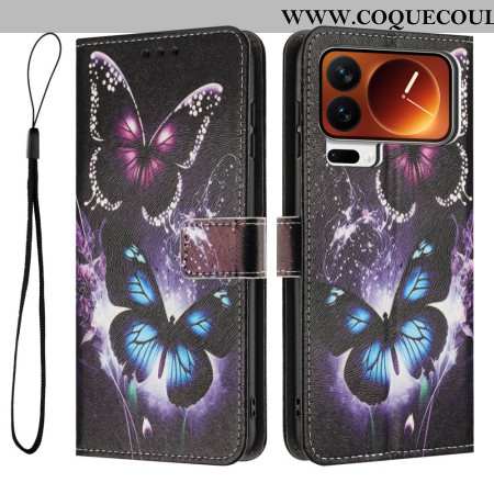 Housse Xiaomi 17 Pro Max Deux Papillons