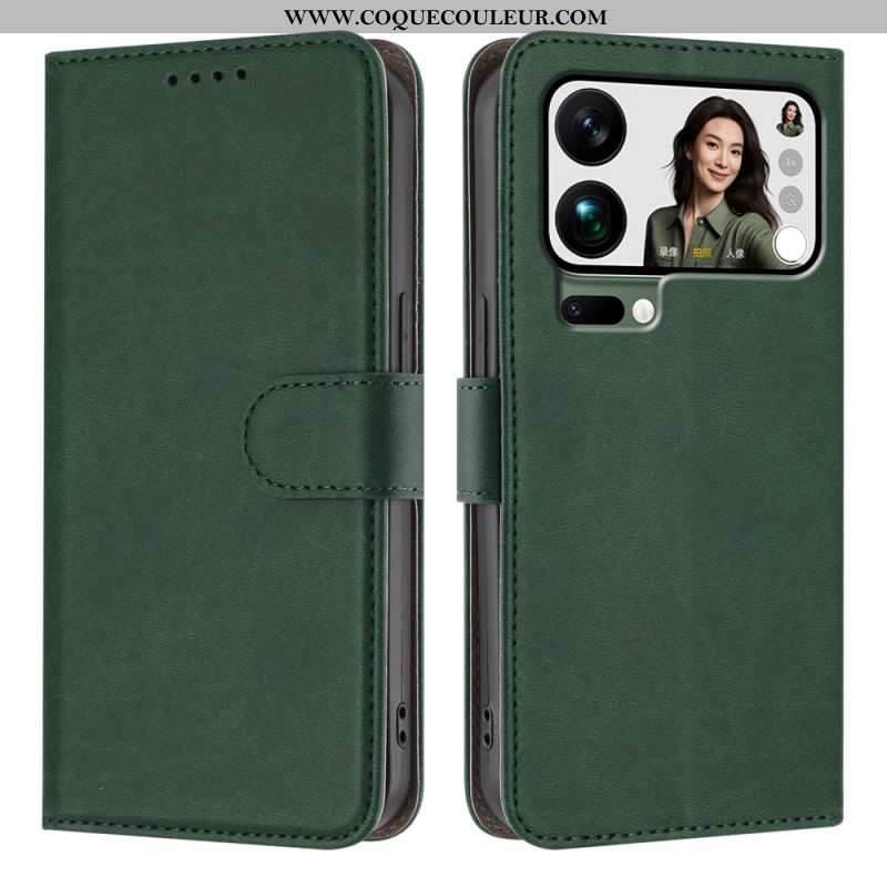 Housse Xiaomi 17 Pro Max Simili Cuir Uni