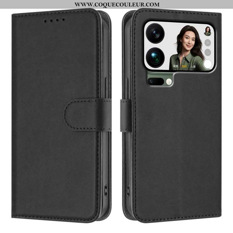 Housse Xiaomi 17 Pro Max Simili Cuir Uni