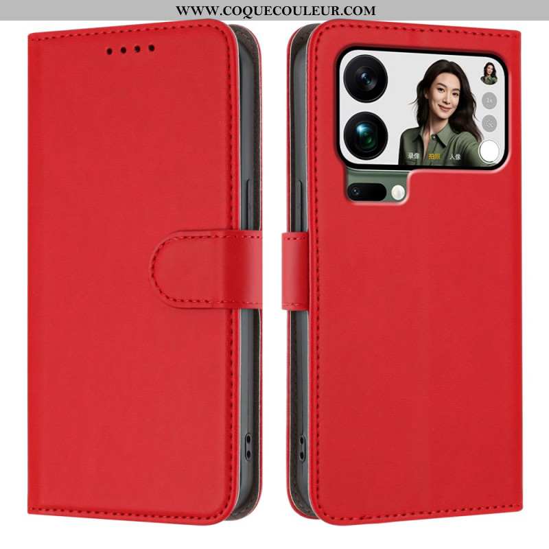 Housse Xiaomi 17 Pro Max Simili Cuir Uni