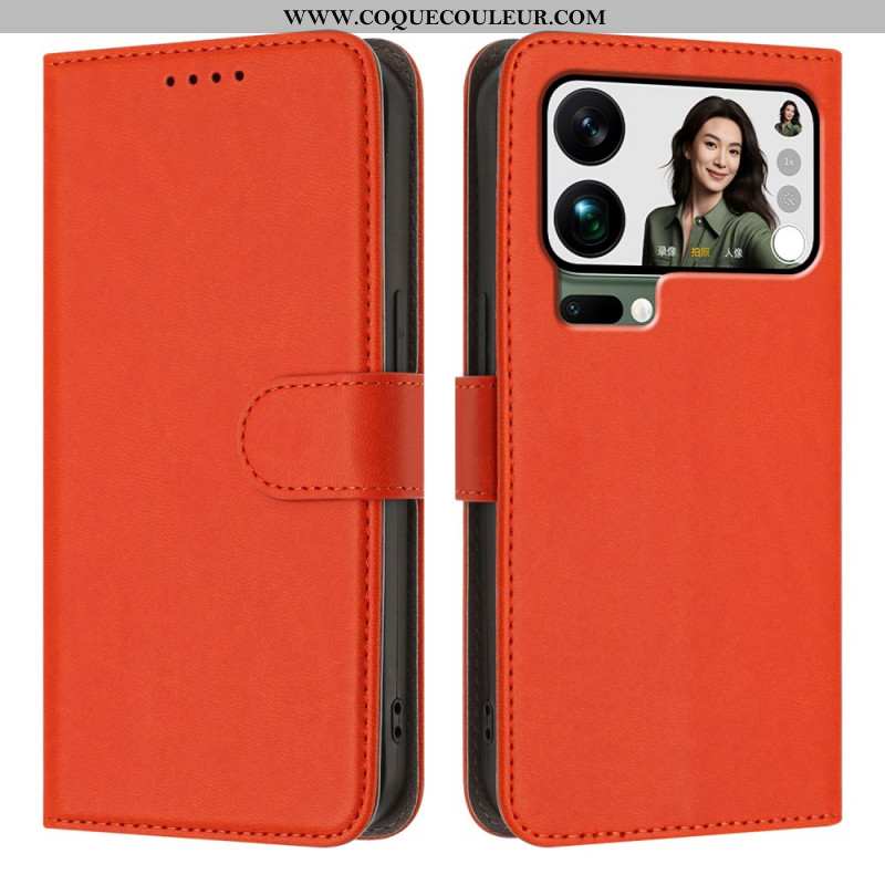 Housse Xiaomi 17 Pro Max Simili Cuir Uni