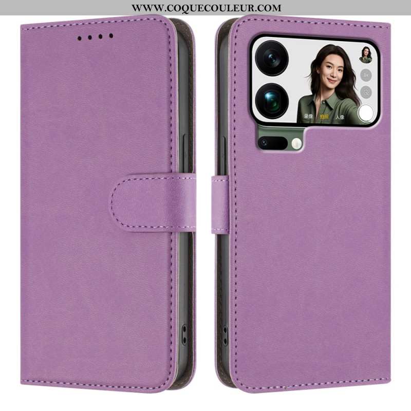 Housse Xiaomi 17 Pro Max Simili Cuir Uni