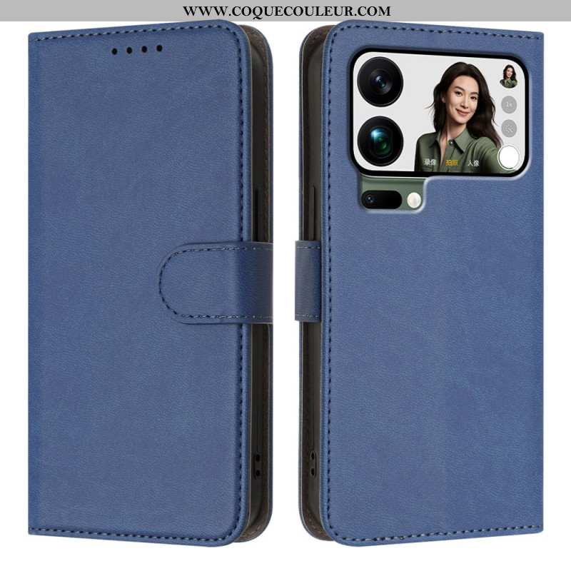 Housse Xiaomi 17 Pro Max Simili Cuir Uni