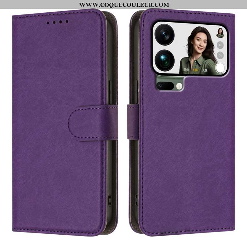 Housse Xiaomi 17 Pro Max Simili Cuir Uni