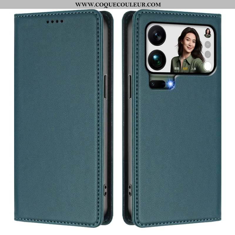 Flip Cover Xiaomi 17 Pro Max Fermeture Magnétique et Protection RFID