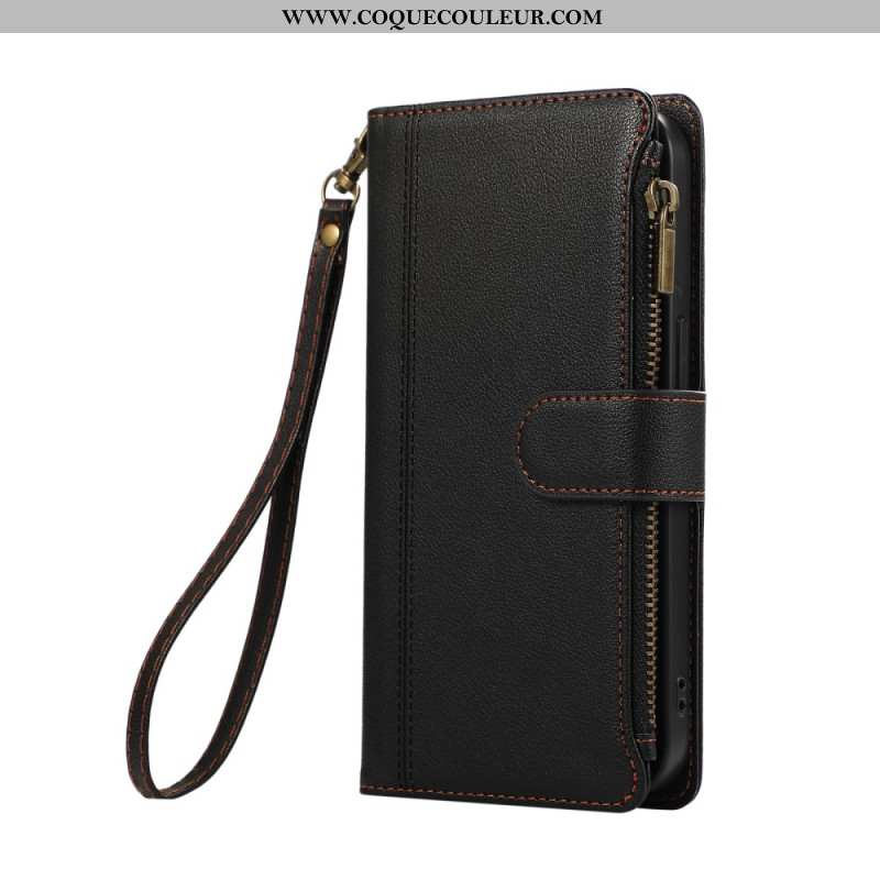 Housse Xiaomi 17 Pro Max Multiples Porte-Cartes et Dragonne