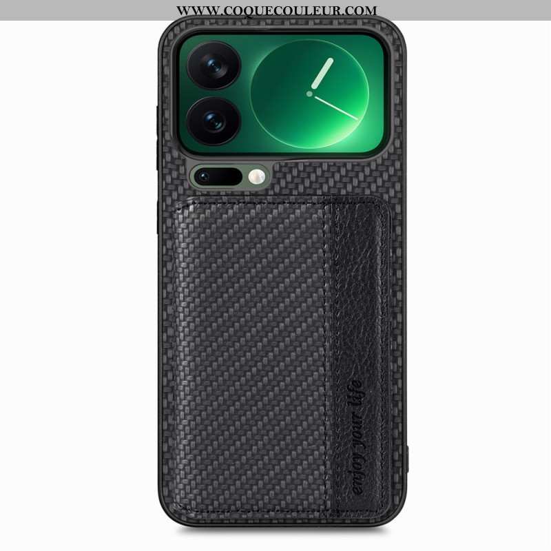 Coque Xiaomi 17 Pro Max Blocage RFID et Porte-Cartes Magnétique