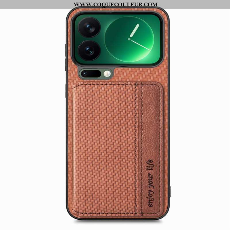 Coque Xiaomi 17 Pro Max Blocage RFID et Porte-Cartes Magnétique