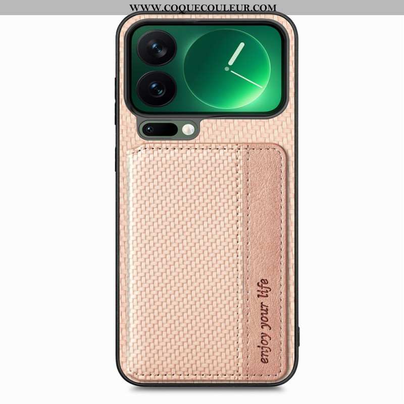 Coque Xiaomi 17 Pro Max Blocage RFID et Porte-Cartes Magnétique