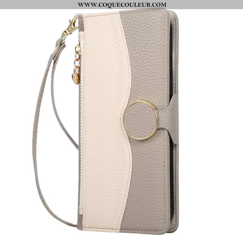 Housse Xiaomi 17 Pro Portefeuille à Fermeture Éclair