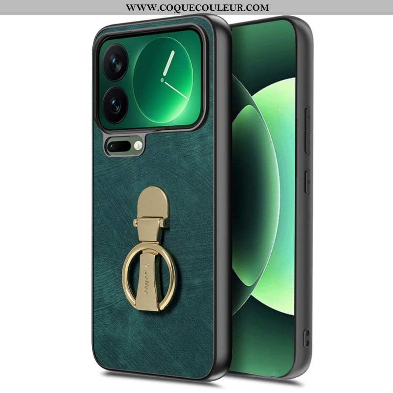 Coque Xiaomi 17 Pro Support Pliable et Texture Rétro CASENEO