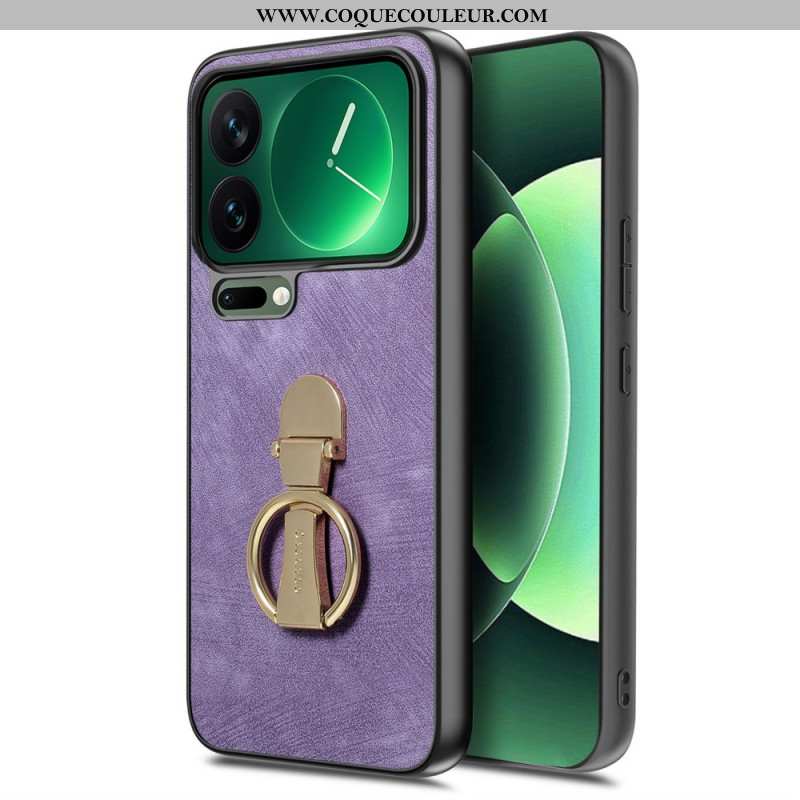 Coque Xiaomi 17 Pro Support Pliable et Texture Rétro CASENEO