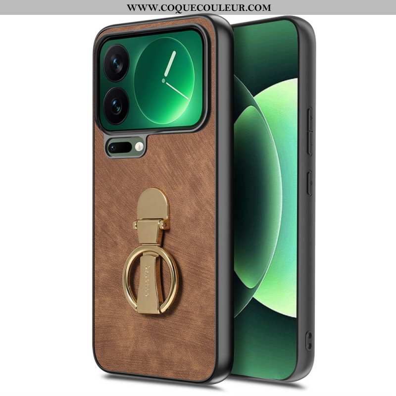 Coque Xiaomi 17 Pro Support Pliable et Texture Rétro CASENEO