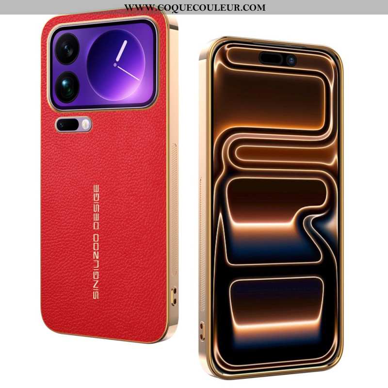 Coque Xiaomi 17 Pro Texture Litchi Anti-Rayures