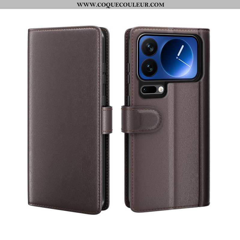 Housse Xiaomi 17 Pro Cuir Véritable