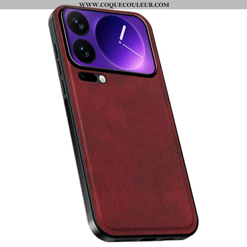 Coque Xiaomi 17 Pro Effet Cuir