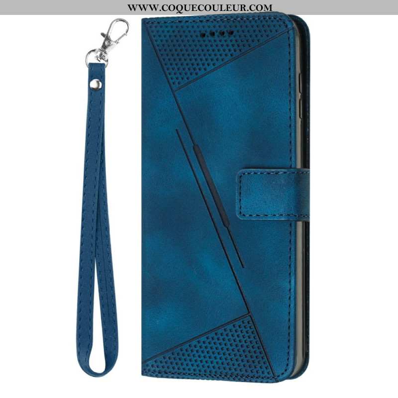 Housse Xiaomi 17 Pro Motif Triangle et Lanière