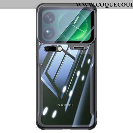 Coque Xiaomi 17 Pro Transparente Support Intégré et Protection Caméra