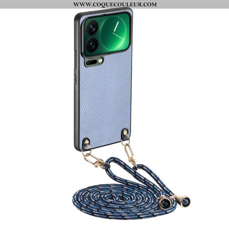 Coque à Cordon Xiaomi 17 Pro Simili Cuir